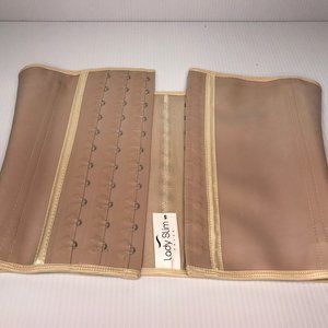 LadySlim by NuvoFit Fajas Colombianas 4 Hooks SMALL Latex Waist Cincher Trainer